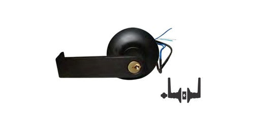 General Lock L180RE FSE 24VDC 613 C REX | Cylindrical Leverset, Electrified, Fail Secure, Clutched R-Lever, Grade-1