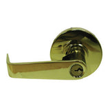 General Lock LX253S 605 C 234 S ANSI | Entry Lock, S Lever Design, 2-3/4" Backset, Schlage C Keyway, Ansi Strike, Grade 2-5