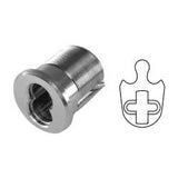General Lock MC-IC7-CL 26D | Mortise Interchangeable Core Housing, 7-Pin, Corbin Cam, 1-3/8" Length, Solid Brass