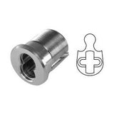 General Lock MC-IC7-SL 26D | Mortise Interchangeable Core Housing, 7-Pin, Schlage Cam, 1-3/8" Length, Solid Brass