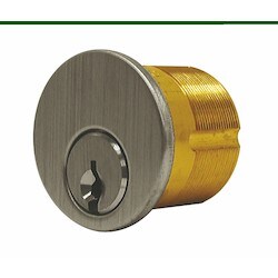 General Lock MC114 SX 26D ST KA2 | Mortise Cylinder, Schlage Ck Keyway, Standard Yale Cam, Keyed Alike, Solid Brass