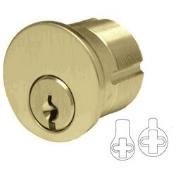 General Lock MC118 CSA 3 ST/AR 0B | Mortise Cylinder, 6-Pin, Csa Keyway, Standard Yale/Adams Rite Cam, Solid Brass
