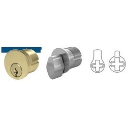 General Lock MC118TT 3 ST/AR | Mortise Cylinder, Thumb Turn, Standard Yale/Adams Rite Cam, 1-1/8" Length, Solid Brass