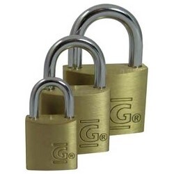 General Lock PL300B10S KA GB3A BP | Padlock, Keyed Alike, Gb3A Key, 1-3/16" Width, 3/16" Shackle Diameter