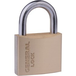 General Lock PL201 KA-M352 | 7/8" Brass, 1/8" Shackle-Boxed