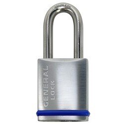 General Lock PL553BC20S SFIC KR 180 | 2" Brass/Chrome, 3/8" X2" Shkl
