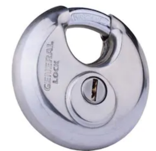 General Lock PL701SS KD | Pl701Ss Kd Keyed Different 2-3/4" Discus, Stainless Steel Boxed