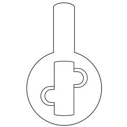 General Lock SA-IC CAM | Mortise Housing Cam, Sargent Keyway, for Sfic Mortise Housing