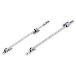 Glynn-Johnson 794H US26D | Door Holder Non-Handed Extra Heavy Duty Surface Overhead, Hold Open, Brass/Stainless Steel, Satin Chrome