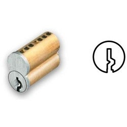 GMS Industries IC6C 26D | Interchangeable Cylinder Core, Small Format, Best C Keyway, 6-Pin, 0.56" Diameter X 1.1" Length X 0.96" Height, Satin Chrome