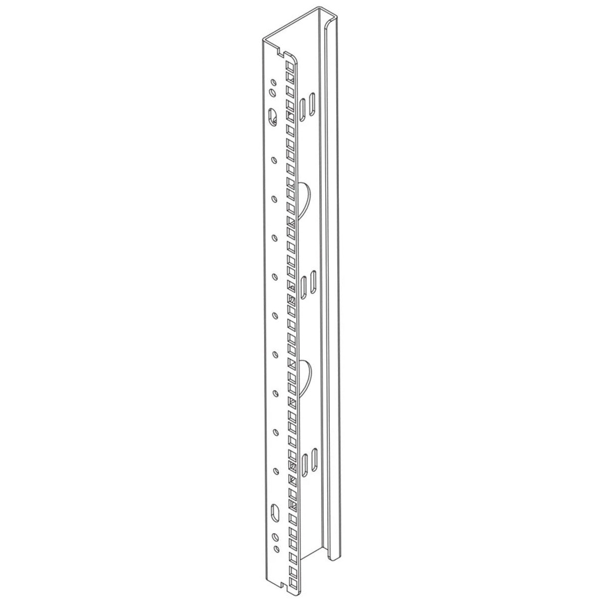 Great Lakes Case & Cabinet Co 6005-E2P | Mounting Rails 3/8 Inch Square M6 Rails With FMP