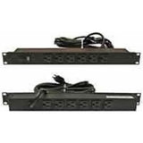 Great Lakes Case & Cabinet Co 7219-SR14 | 14 Position 6 Front/8 BACk Power Strip for 19 Inch Mounting, 15 Amp, 5-15P Plug