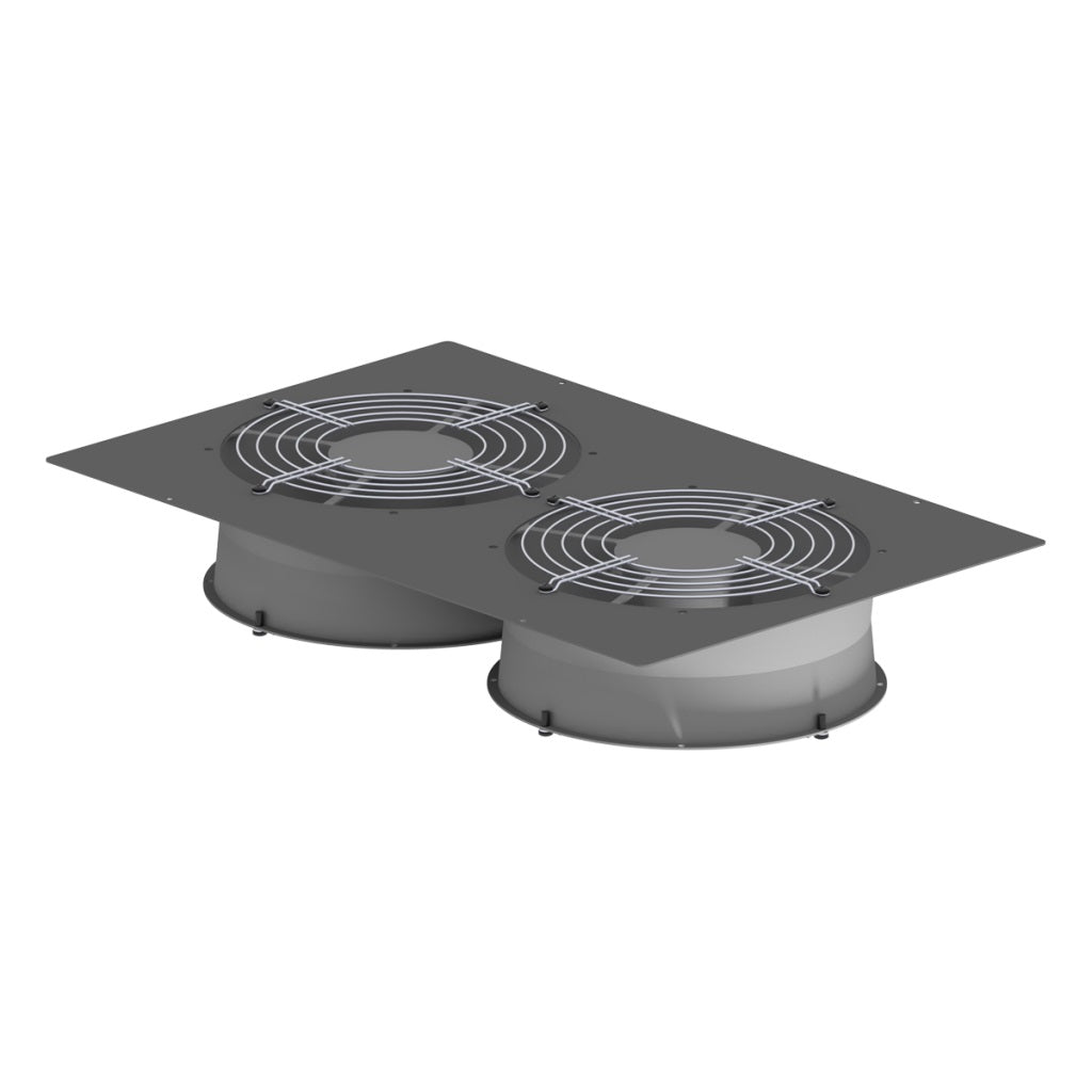 Great Lakes Case & Cabinet Co TPES2F10 | Top Panel and Fan Assembly with Two 550 CFM 10 Fan