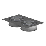Great Lakes Case & Cabinet Co TPES2F10 | Top Panel and Fan Assembly with Two 550 CFM 10 Fan