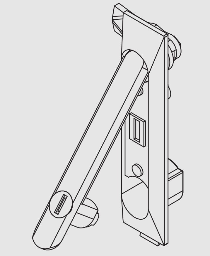 Great Lakes Case & Cabinet XHGLCC | Swing Handle - Fits All E&es-series Enclosures