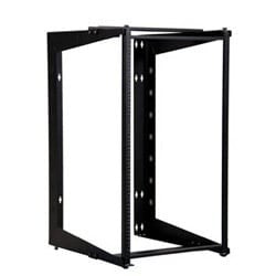 Great Lakes Case & Cabinet Co GL24SRD-B | SRD Swing Rack, 24 Inch H X 21 Inch W X 24 Inch D, 12 RMU, Black