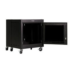 Great Lakes Case & Cabinet Co GL36WS-PS | WS Wall Mount, 36 Inch H, Plexi Door, Solid Sides, Rohs, Black