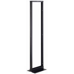 Great Lakes Case & Cabinet Co GLRR-19060-BA | 2 Post Rack, 60 Inch H X 20 Inch W X 3 Inch D, 31 RMU, Black Anodized Finish