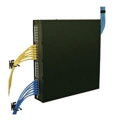 Great Lakes Case & Cabinet Co WR4-B | WR Wall Mount, 7.5 Inch X 20 Inch X 22 Inch, 4 RMU, 21 Inch Usable Depth, Black