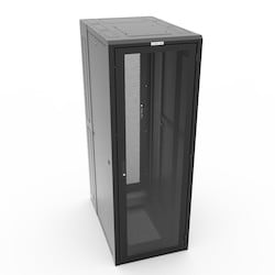 Great Lakes GL840ES-3242-B-MS | Es Cabinet, 84"H X 32"W X 42"D, 44 Rmu, 40" Usable Depth, 35" Max. Rail Spacing, 3300 Lb. Weight Capacity, Black