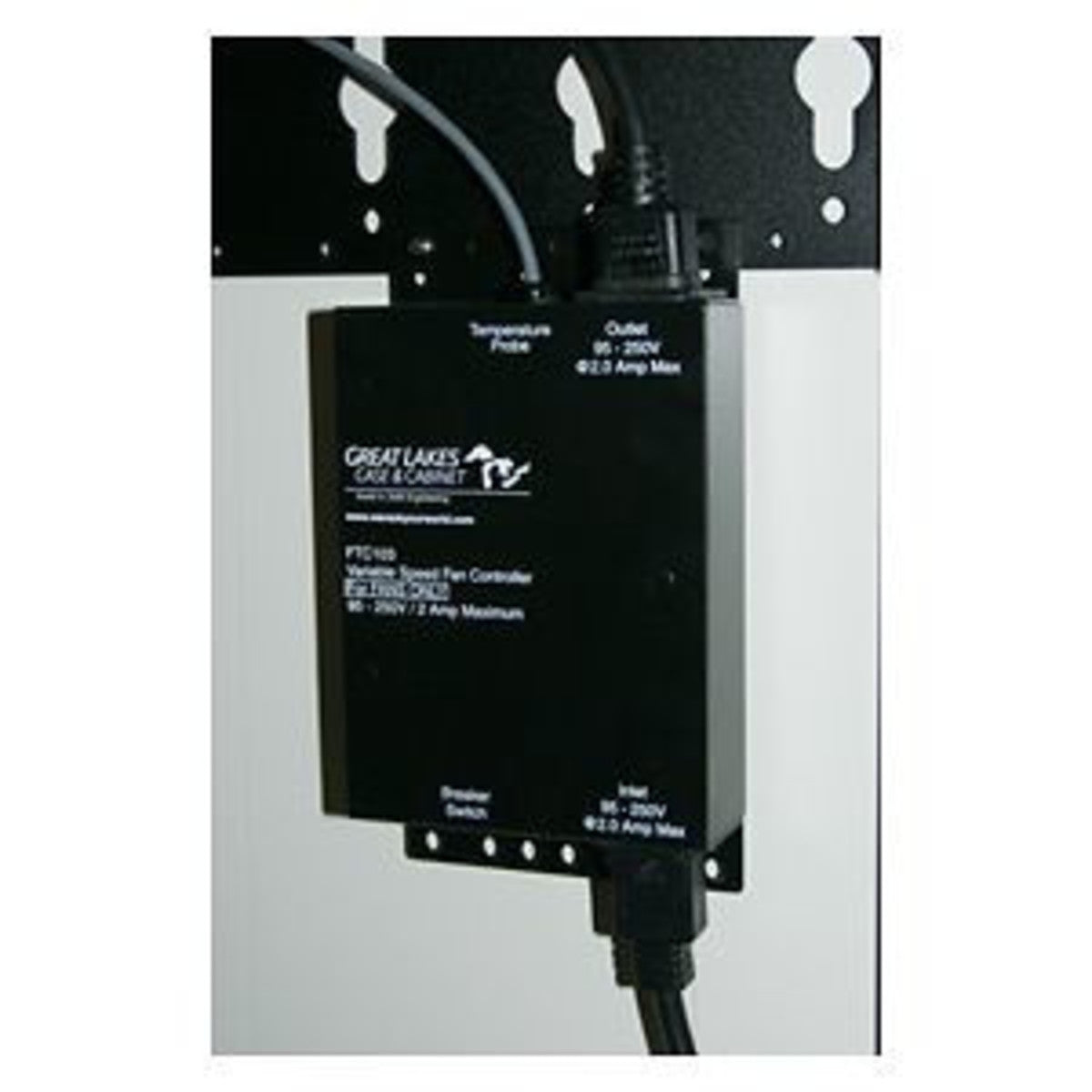 Great Lakes Case & Cabinet Co FTC103 | Variable Speed Fan Thermostat Control, Black