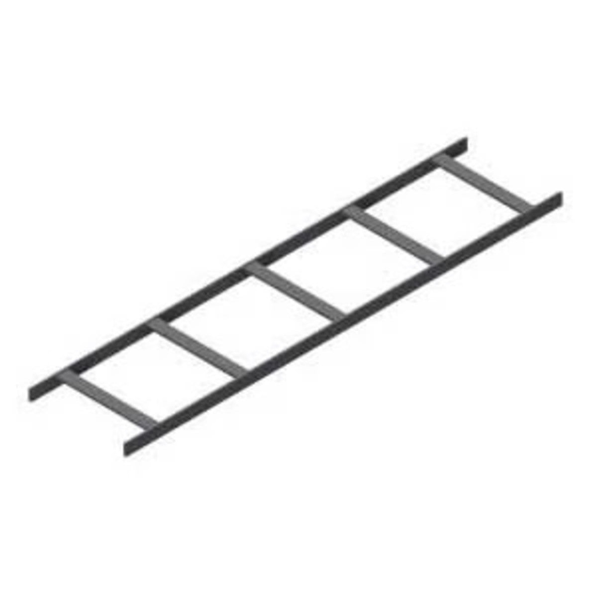 Great Lakes Case & Cabinet Co GL-CR1810 | Universal CBL Runway Ladder Rack 18 Inch W X 10 Feet L, Straight Section Black