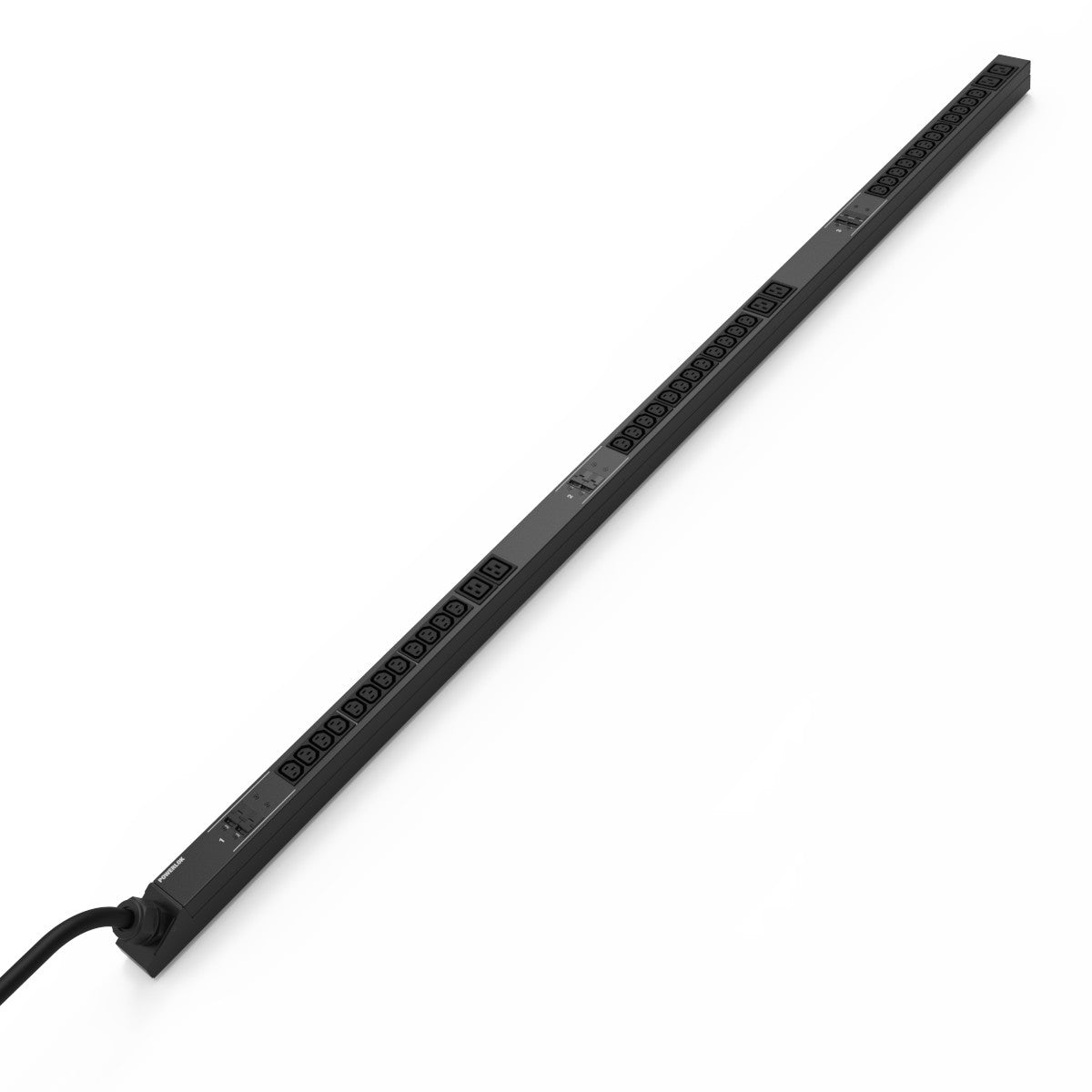 Great Lakes Case & Cabinet Co GL7202 | Rack PDU Basic, 72 Inch, 30A, 3P 120/208V, L21-30P, 36-C13 6-C19, Carbon