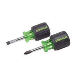 Greenlee 0153-04C | Screwdriver Set, Stubby, 2 Pieces