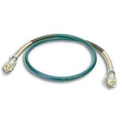 Greenlee 11289 | Hydraulic Hose Unit, High Pressure, Oil Filled, 3/8" Diameter X 6’ Length, Includes (2) 3/8" Male Coupler/Dust Cap
