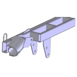 Greenlee 2839 | Boom Mount Frame Weldment, For 11147 Ultra Tugger Cable Puller Adapter Package