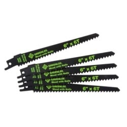 Greenlee 353-656 | Blade Package, Reciprocating, 6.00" X 6", Plunge Cutting