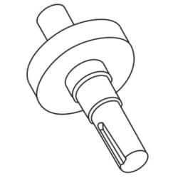 Greenlee 86943 | Motor Breakdown Output Shaft Assembly, For Ultra Cable Feeder