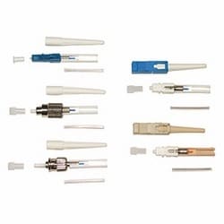 Greenlee STOM3-SOC-100 | Fiber Splice Connector-St/Pc 50µm Multimode (Om3), Aqua 900µm Boot - 100