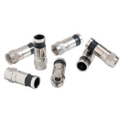 Greenlee PA9687 | 6Onn Rg6/6Q Sealtite Pro Catv "F", 100-Pack