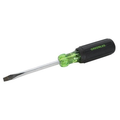Greenlee-Textron 0153-11C | Square Shank 1/4" x 4" Flat Blade Screwdriver