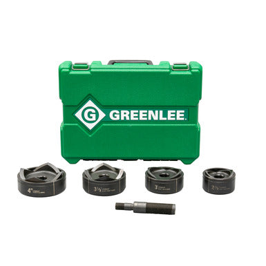 Greenlee-Textron 7304 | Knockout Set for Hydraulic Drivers with Standard Round 2-1/2" to 4"