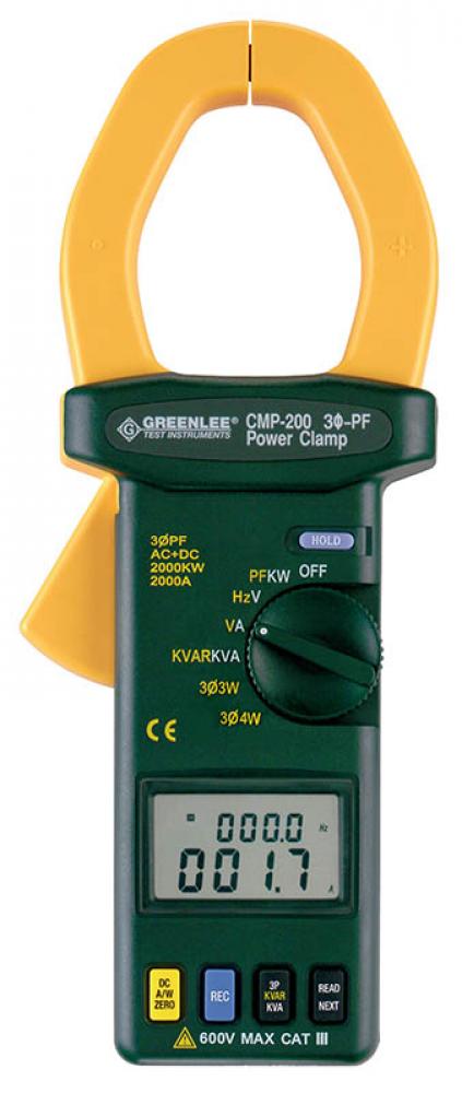 Greenlee-Textron CMP-200 | Clamp Meter 499.9/2000 A at 499.9/2000 VAC/VDC