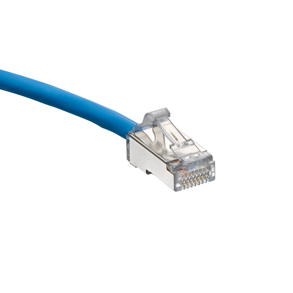 Leviton H6A10-19L | Cat 6A High-Flex Patch Cord, 19 feet (5.7 m), blue