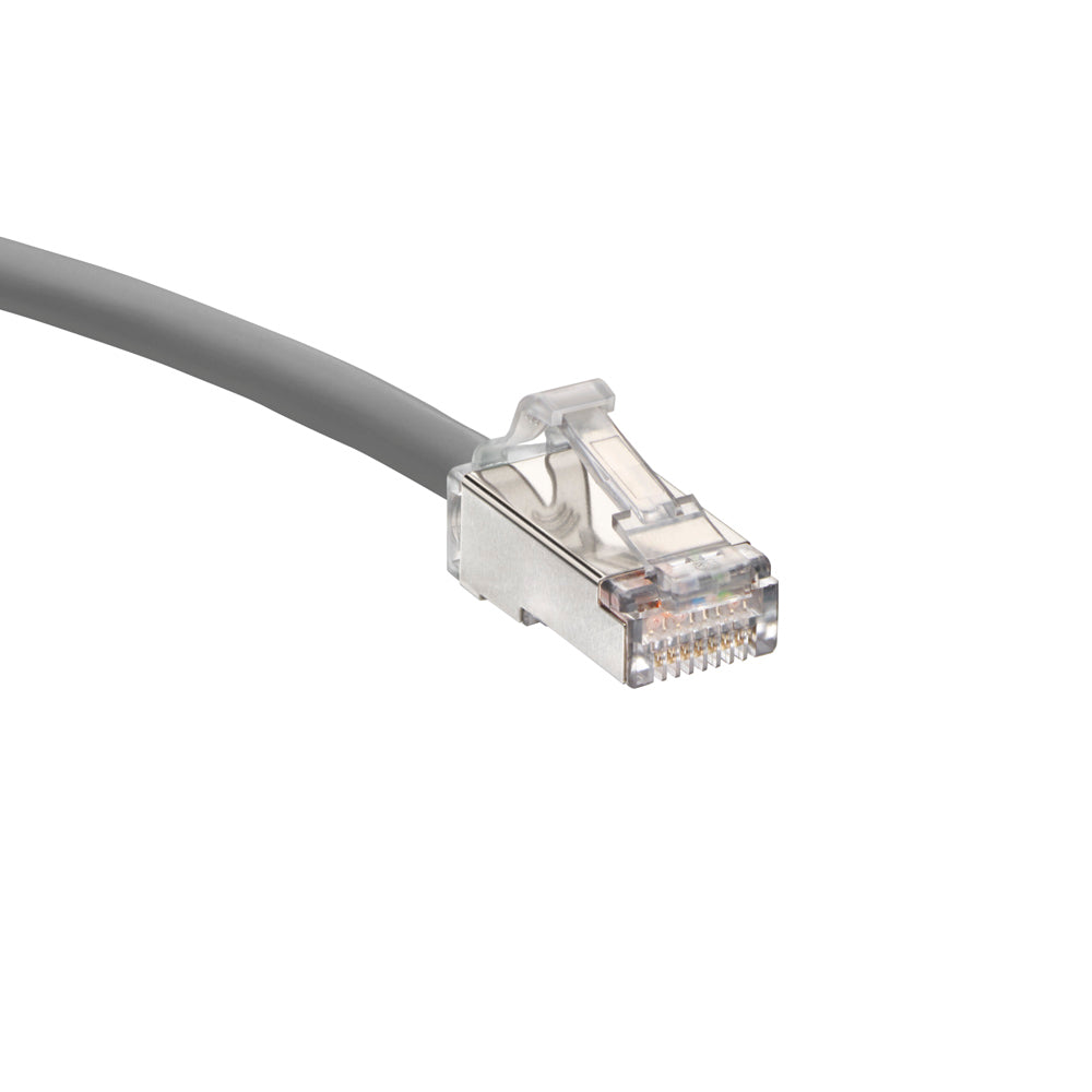 Leviton H6A10-10S | Cat 6A High-Flex Patch Cord, 10 feet (3.0 m), gray