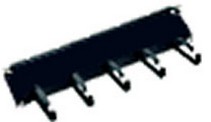 Middle Atlantic HCM2D | Horizontal Cable Manager, 2 RU, D-Ring