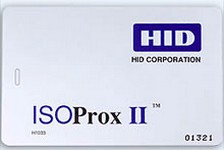 HID Global Corp 1386NGGSV | Isoprox Ii Card, PVC, Front: White PVC with Gloss Finish, Back: White PVC with Gloss Finish