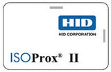 HID Global Corp 1586LGGSV | Isoprox Ii Card, Polyester/PVC, Front: White PVC with Gloss Finish, Back: White PVC with Gloss Finish