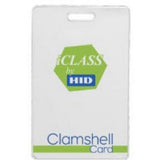 HID Global Corp 2080CMSSV | iCLASS Clamshell Card, 2K Bits (256 Bytes) with 2 App Area