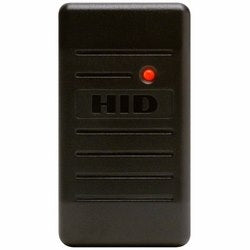 HID Global Corp 6005B1B04 | Finished Wall Reader, Black, Cable