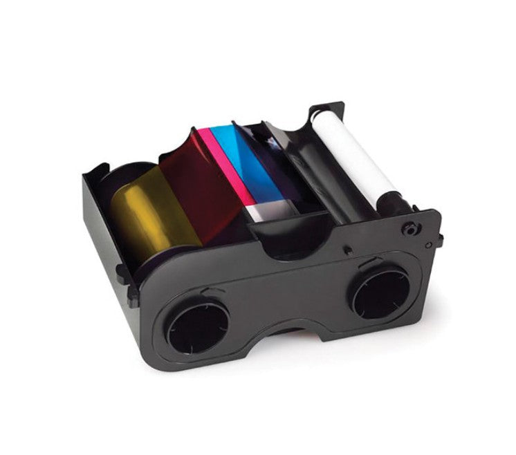 HID 045100 EZ | Ymcko Cartridge with Cleaningroller Full-color Ribbonwith Resin Black