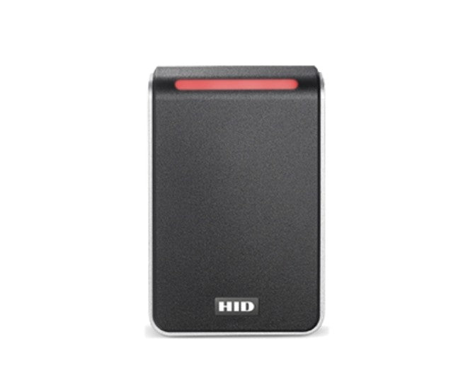 Hid - Usa 40HNKS03009UNW | Signo Reader 40 PIV, Contactless PIV Reader with Wall Switch Mount, Black/Silver, Pigtail