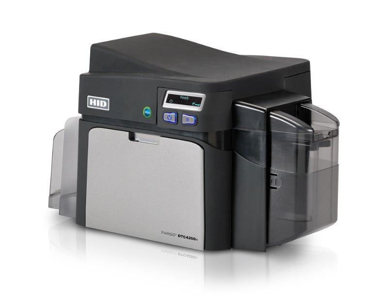 Hid - Usa 52043 | DTC4250E Single Side Printer Base Model Usb & Ethernet +Integrated Iclass