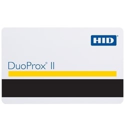 HID Global Corp 1336LGSSV | Duoprox Ii Card, PVC, Front: White PVC with Gloss Finish