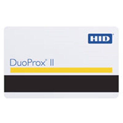 HID Global Corp 1336LGGSN | Duoprox Ii Card, PVC, Front: White PVC with Gloss Finish
