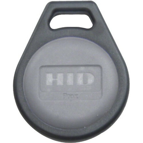 HID Global Corp 1346LNSNN | Proxkey Iii Keyfob, Prog, Low Frequency (125 Khz), Front: Black with Grey Insert, Back: Std, No Print Card Number